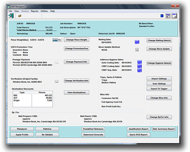 Navigator Screen for DAT-MAIL
