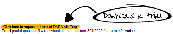download a trial for DAT-MAIL Prep software