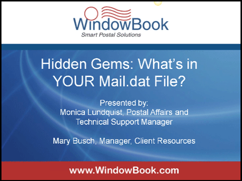 What's In YOUR Mail.dat File? Discover Some Hidden Gems - 06/19/12