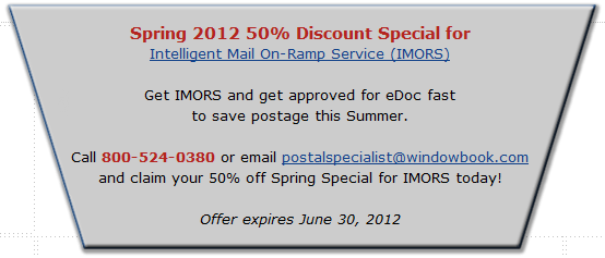 intelligent mail, service, summer, discount, 2012