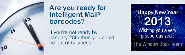 January-2013 Newsletter: Are You Ready For Intelligent Mail Barcodes?