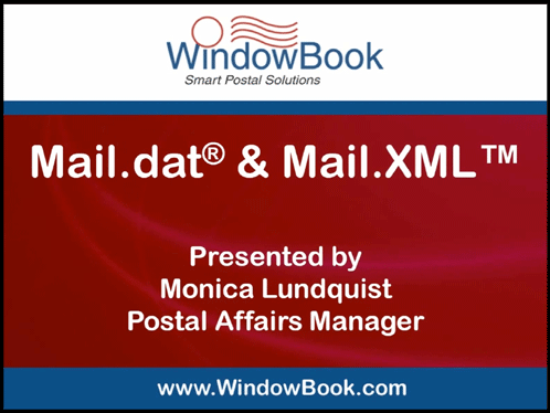 Mail.dat&reg; and Mail.XML&trade; - 10/04/12