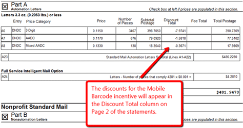 USPS Mobile Discount Promotion 2012