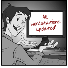Network Auto Updater for Client Workstations