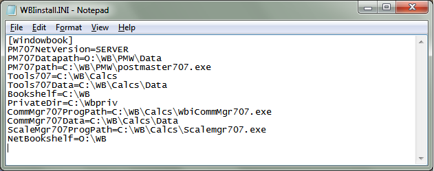 Server WBI Installer for Post Master