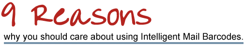 Reasons to use Intelligent Mail - Discounts