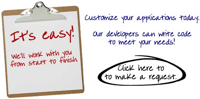 customize your software applications for mail production