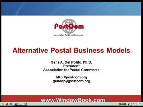 Alternative Postal Business Models - 08/07/12