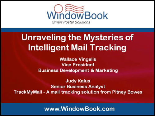 Unraveling the Mysteries of Intelligent Mail Tracking 02/10/11