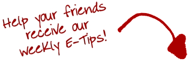 Help your friends receive our weekly postal e-tips