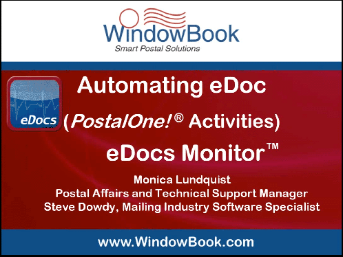 Automating eDoc: eDocs Monitor - 07/17/12