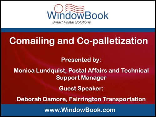 Co-Mailing and Co-Palletization - 08/28/12