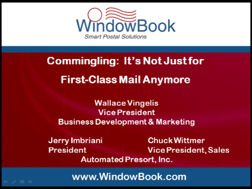 Commingling: It's Not Just for First-Class Mail Anymore - 05/15/12