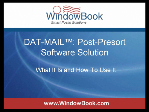 DAT-MAIL: Post-Presort Mailing Software