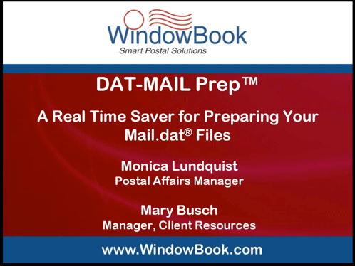 DAT-MAIL Prep™ - 01/31/12
